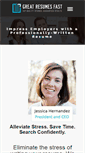 Mobile Screenshot of greatresumesfast.com